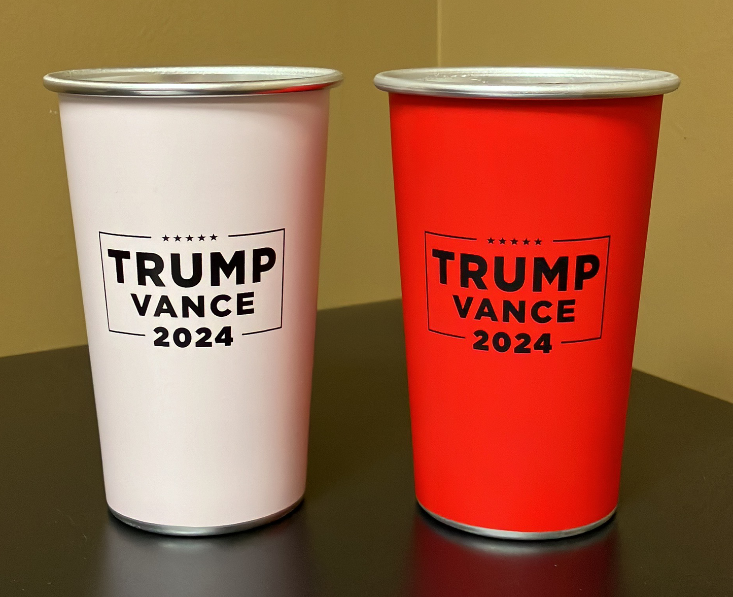 Trump/Vance 2024 - Color Changing 15 Oz. Aluminum Cups